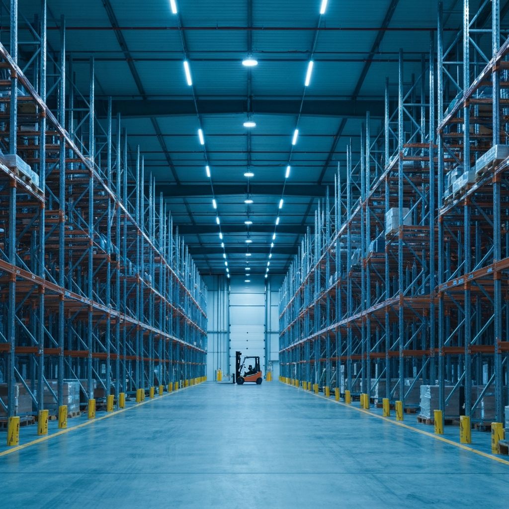 Modern warehouse distribution center